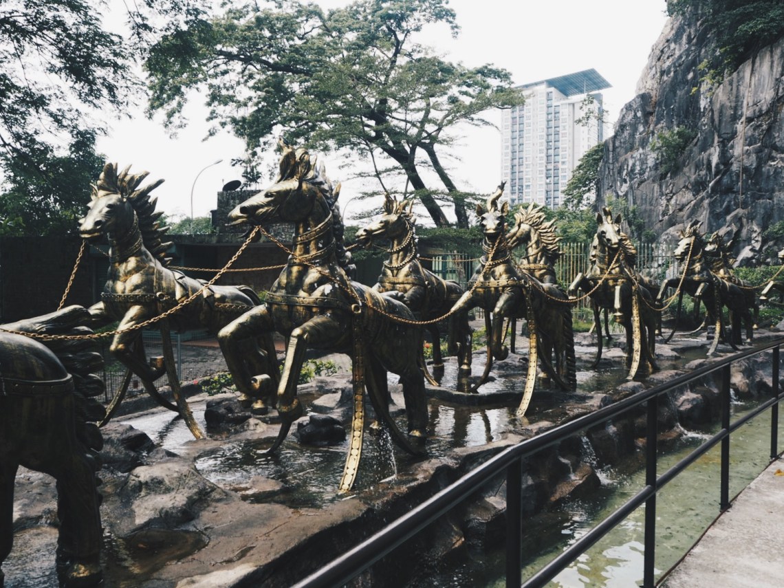 Horse statues by the Batu Caves